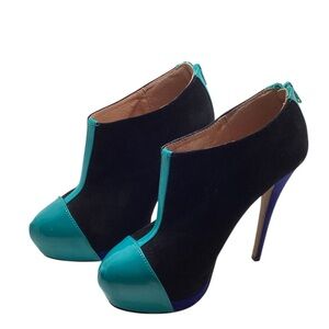 Aldo Color Block platform booties. Size 7.5